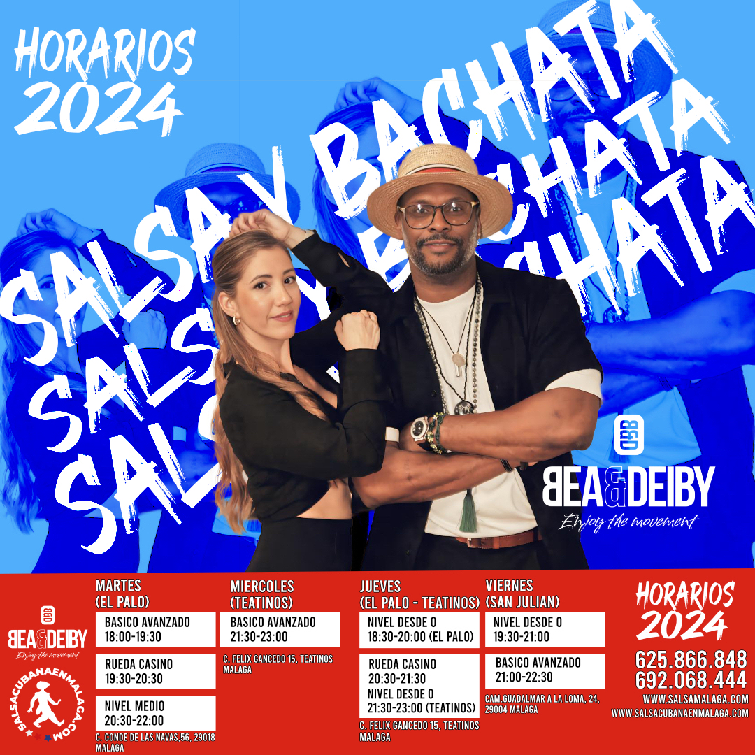 Horarios de Clases de Salsa y Bachata en Málaga